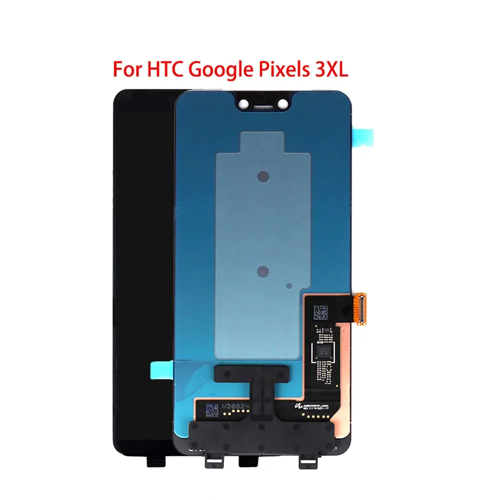 6 3 &quotAMOLED для HTC Google Pixel 3XL ЖК-дисплей дигитайзер сенсорный экран XL Pixel3XL | Мобильные