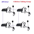 Гарнитура для футбольного судьи Deplux, Bluetooth-гарнитура для рефери 4 шт.лот egeas V4C