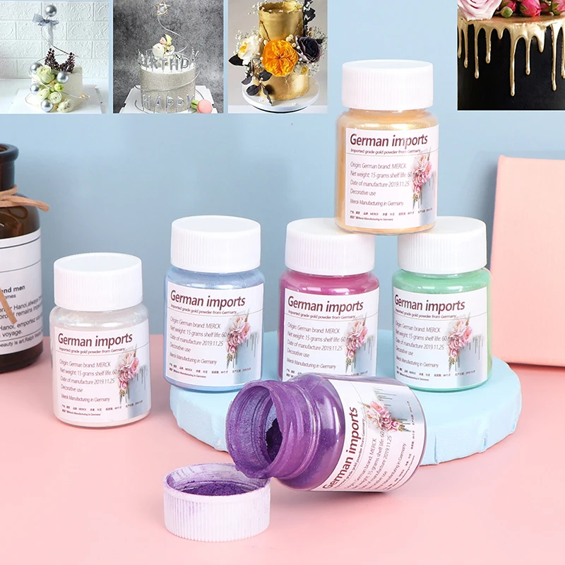 

Edible Gold Glitter Powder Mousse Cake Fondant Macaron Chocolate Dessert Drink Garnish Shimmer Sparkle Eible Food Dust 15g
