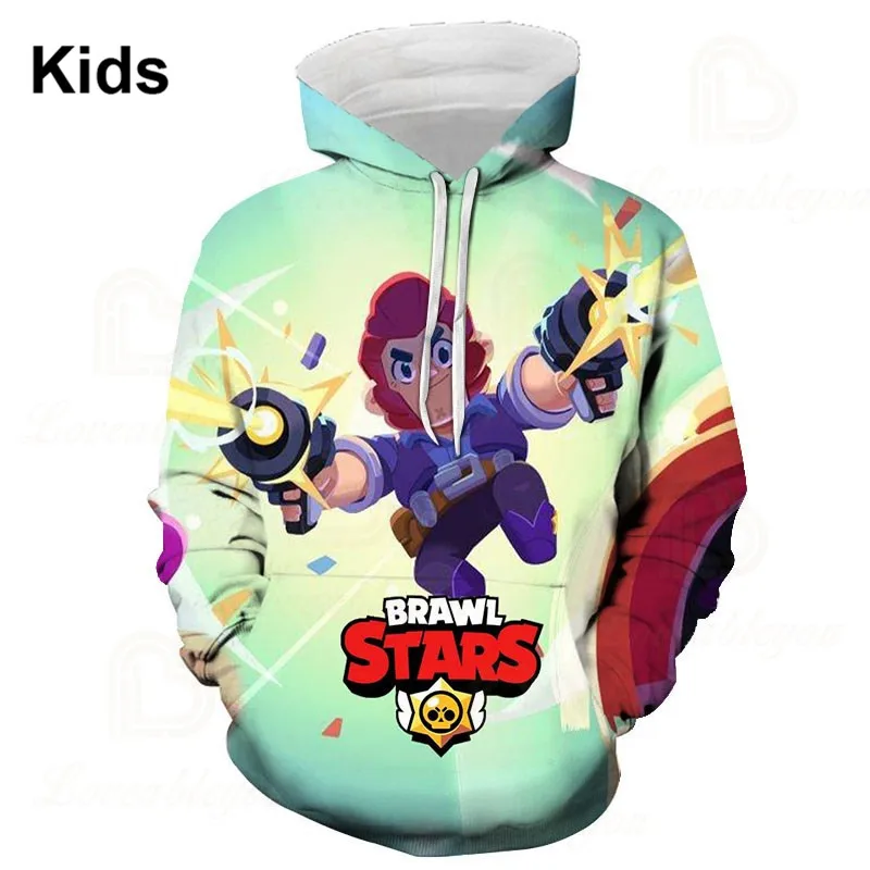 

Jacket Clothing Harajuku Sweatshirt Shelly and Kids Star, Leon Tops Men 2021 Boys Girls Crow Colt Game 3D Print Hoodie