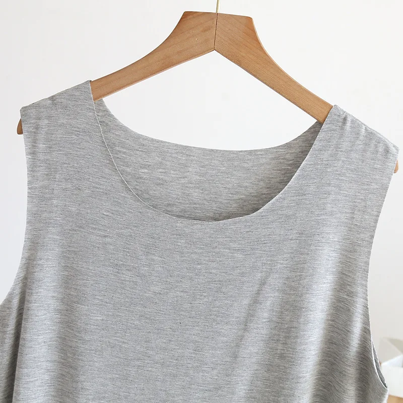 

Summer new men's vest modal inner wear base fitness wide-shoulder sports pajamas cool and loose singlet undershirt plus size