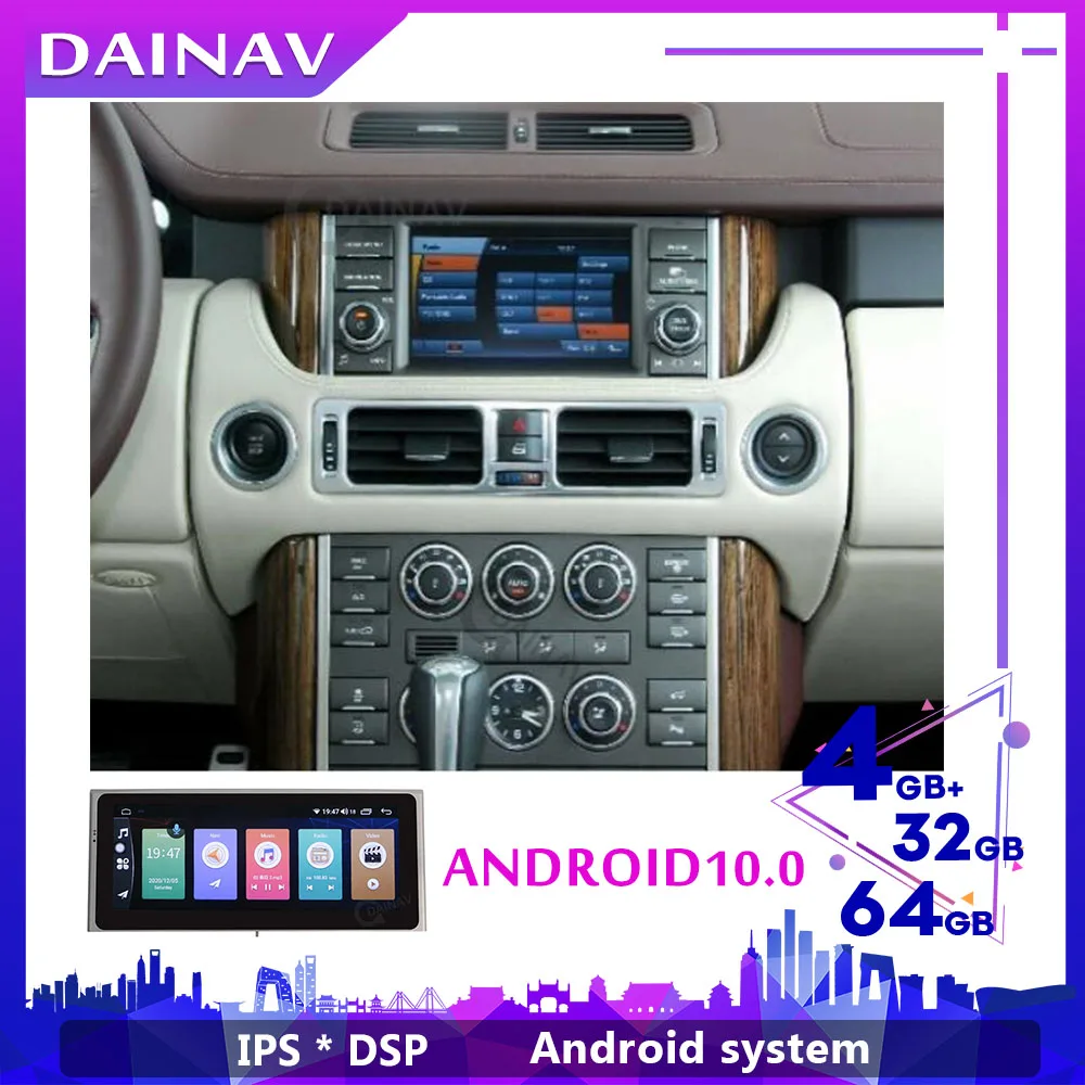 

Android 10.0 Car Radio 2 din for LAND ROVER Range Rover Evoque LRX L538 V80 2004-2012 Car Stereo Autoradio GPS Navigation head