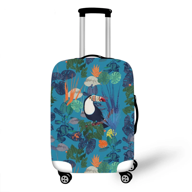 Эластичный Защитный чехол для багажа костюма защитный чехлы на колесиках 3D