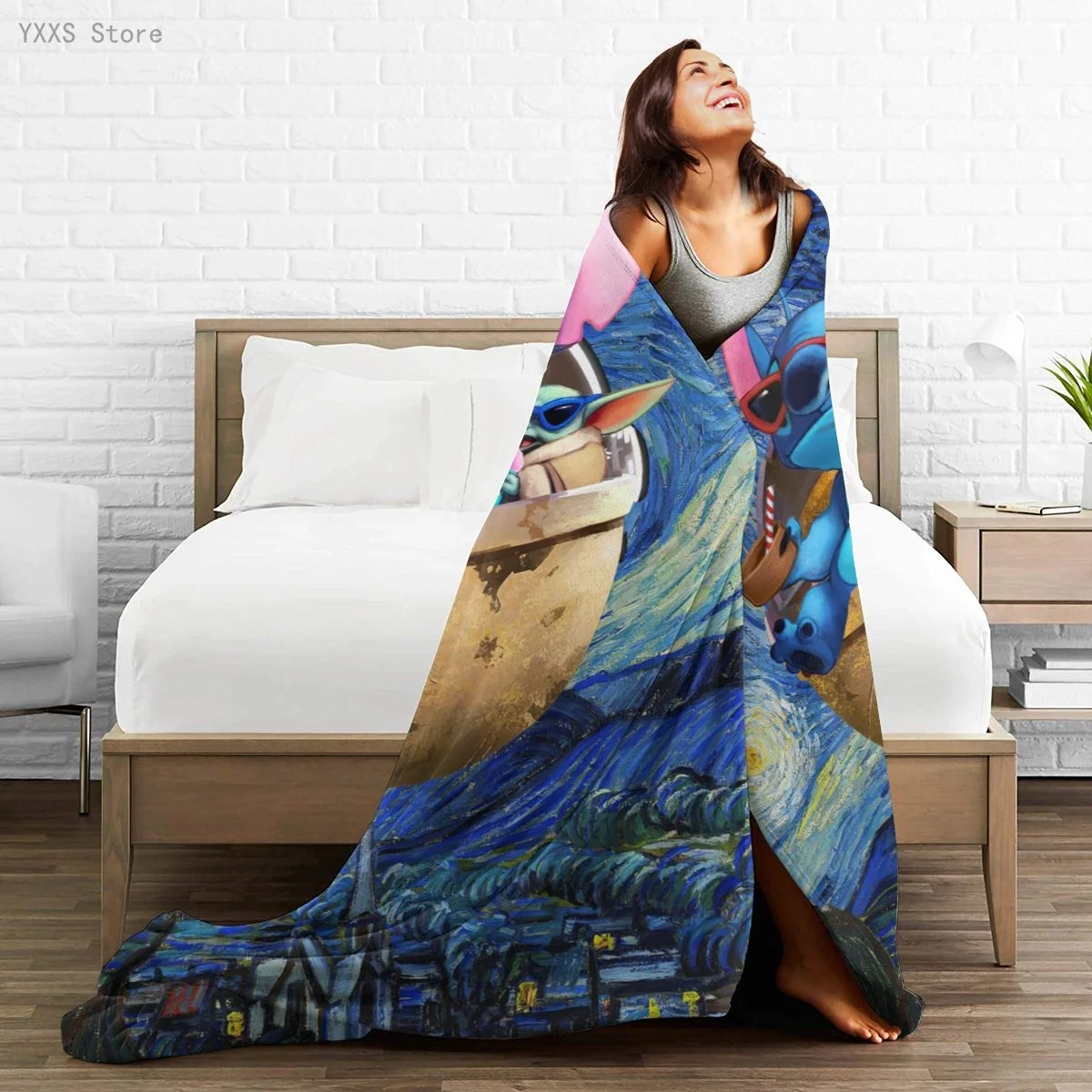 

3D Cartoon Sherpa Blanket Warm Super Soft Flannel Children Adult Bedspread Sofa Bedding Plush Quilt Plaid 295415789