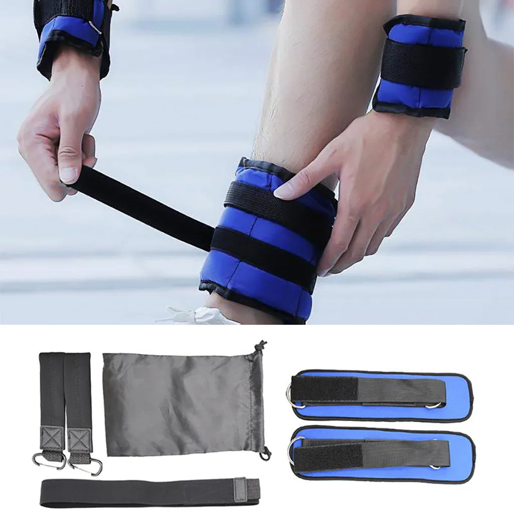 

6 Set Adjustable Ankle Wrist Weights For Training Fitness Running Leg Exercise Ankle strap Beam pocket outdoor sport safety