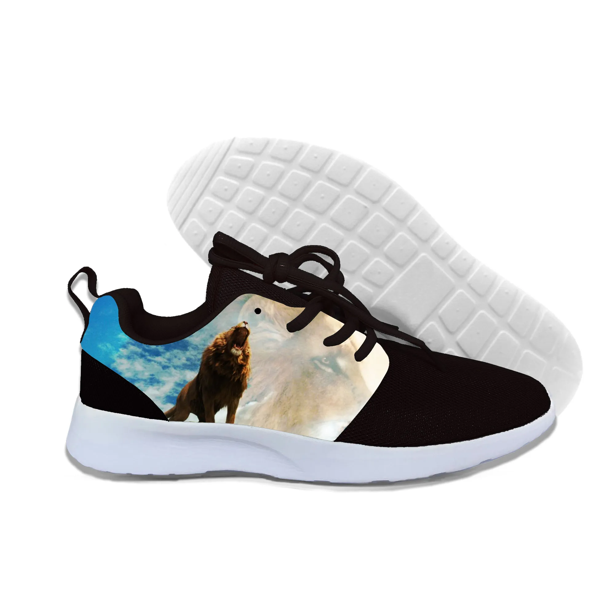 Новинка 2015 года модные мужские и женские кроссовки с 3d принтом Aslan Narnia Lion сезон