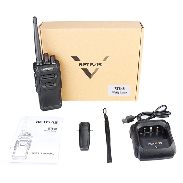 2 шт. RETEVIS RT48/RT648 IP67 водонепроницаемый Walkie Talkie плавающий PMR радио PMR/FRS VOX usb зарядка 2 способ радио для Baofeng UV-9R