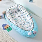 Портативная бионическая детская кроватка-гнездо, съемная детская кроватка, моющаяся, для новорожденных, для путешествий, складная детская кроватка, бампер, детские кровати для ухода за малышом