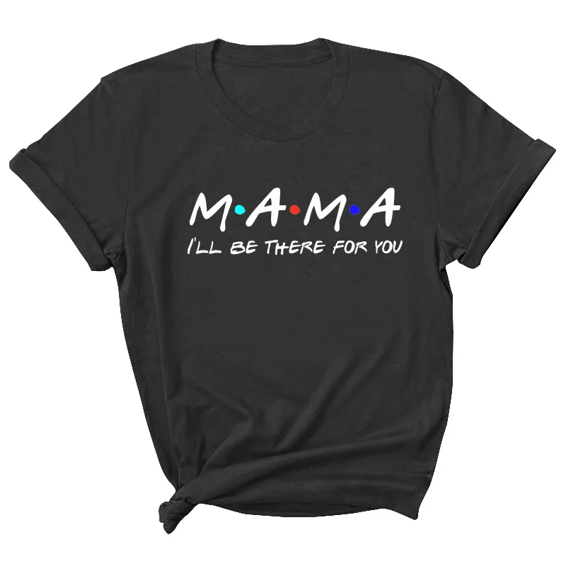 

2021 Summer New Mama Letter Printing Short Sleeve Round Neck T-shirt Casual Fashion Oversized T-shirtt Women Tops S-3XL