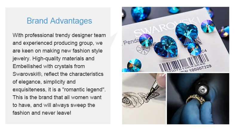 BOSCEN украшенный кристаллами от Swarovski разноцветный браслет для женщин девушка подарок на день рождения милый роскошный квадратный элегантный