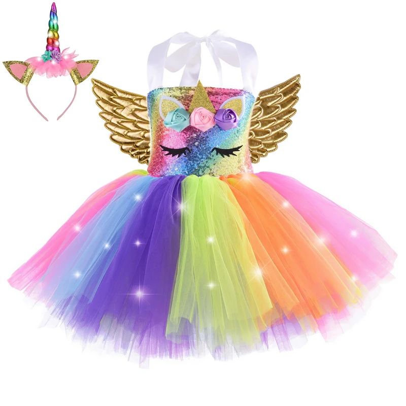 Детский костюм единорога для девочек на Хэллоуин | Тематическая одежда и