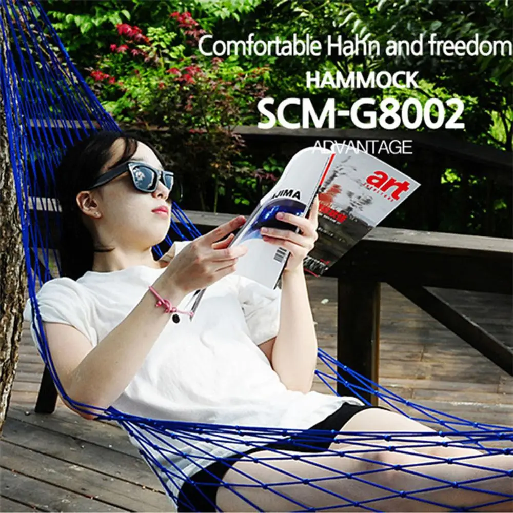 Нейлоновый гамак подвесное кресло качели для улицы и помещений из сетчатой