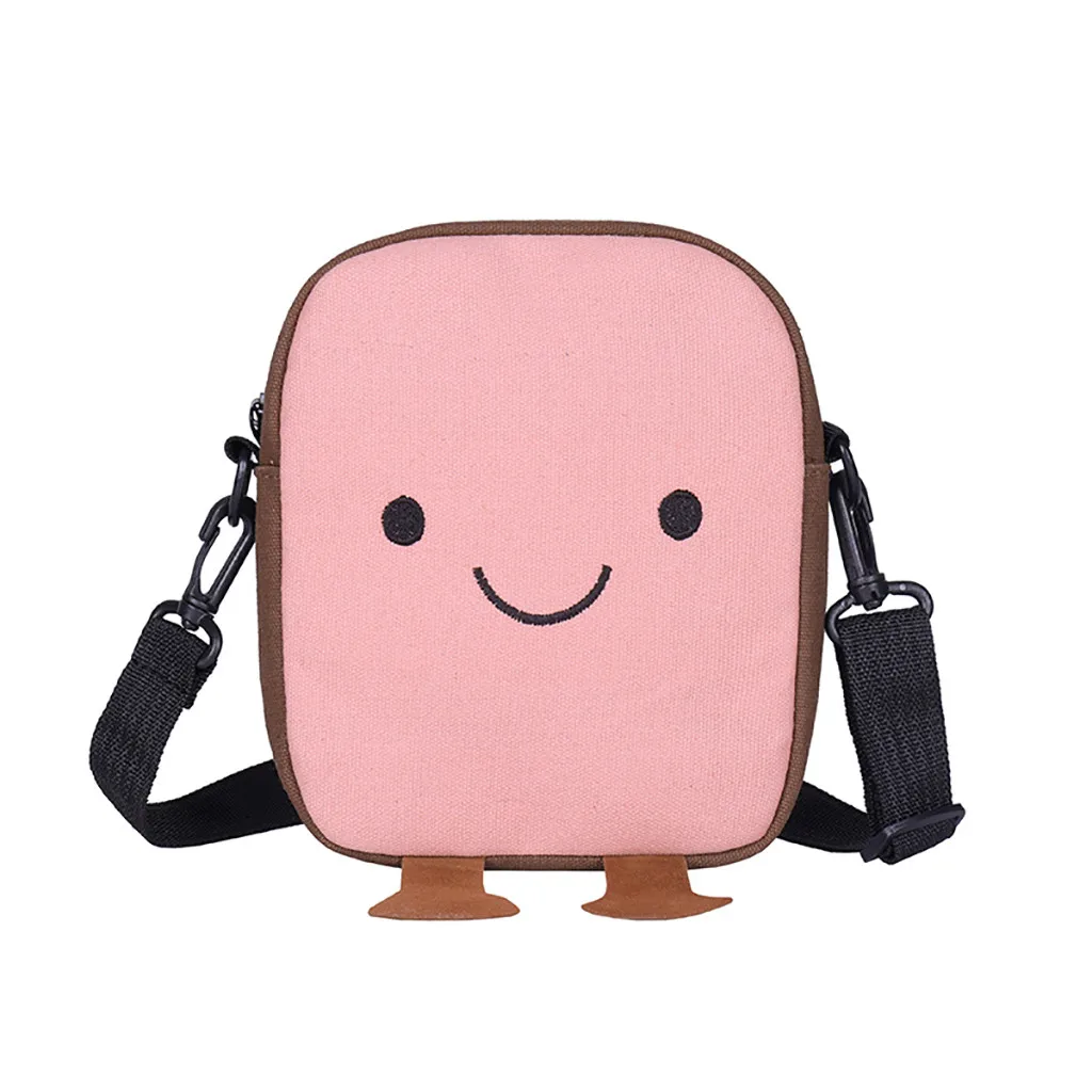 Милые женские сумки мессенджеры Kawaii Холщовая Сумка через плечо Joker модная