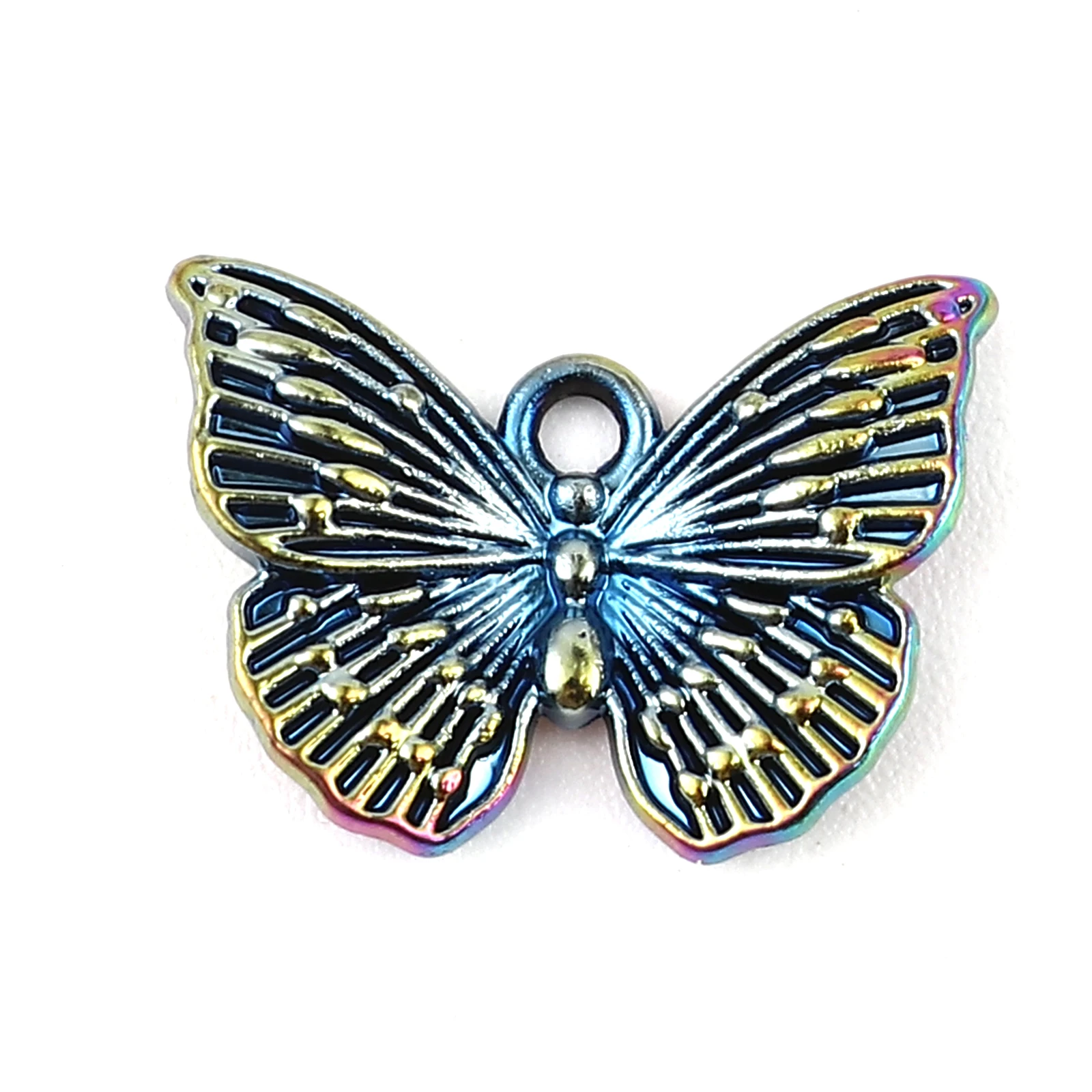 

DoreenBeads 5 шт. Подвески в виде насекомых бабочка животных Подвески цинковый сплав на основе многоцветные Подвески 18 мм x 13 мм