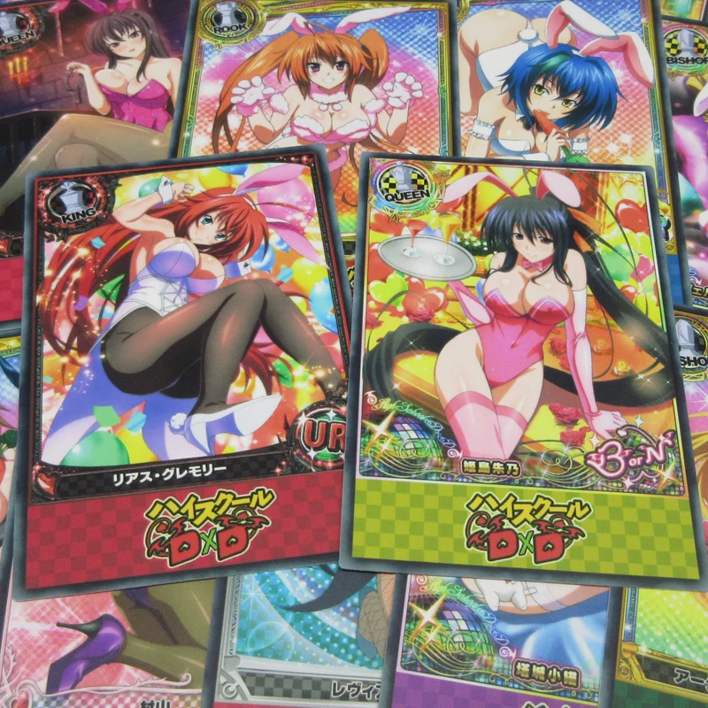20 штук Секси Аниме с изображением кролика Банни Бумага карты High School DxD персонажа