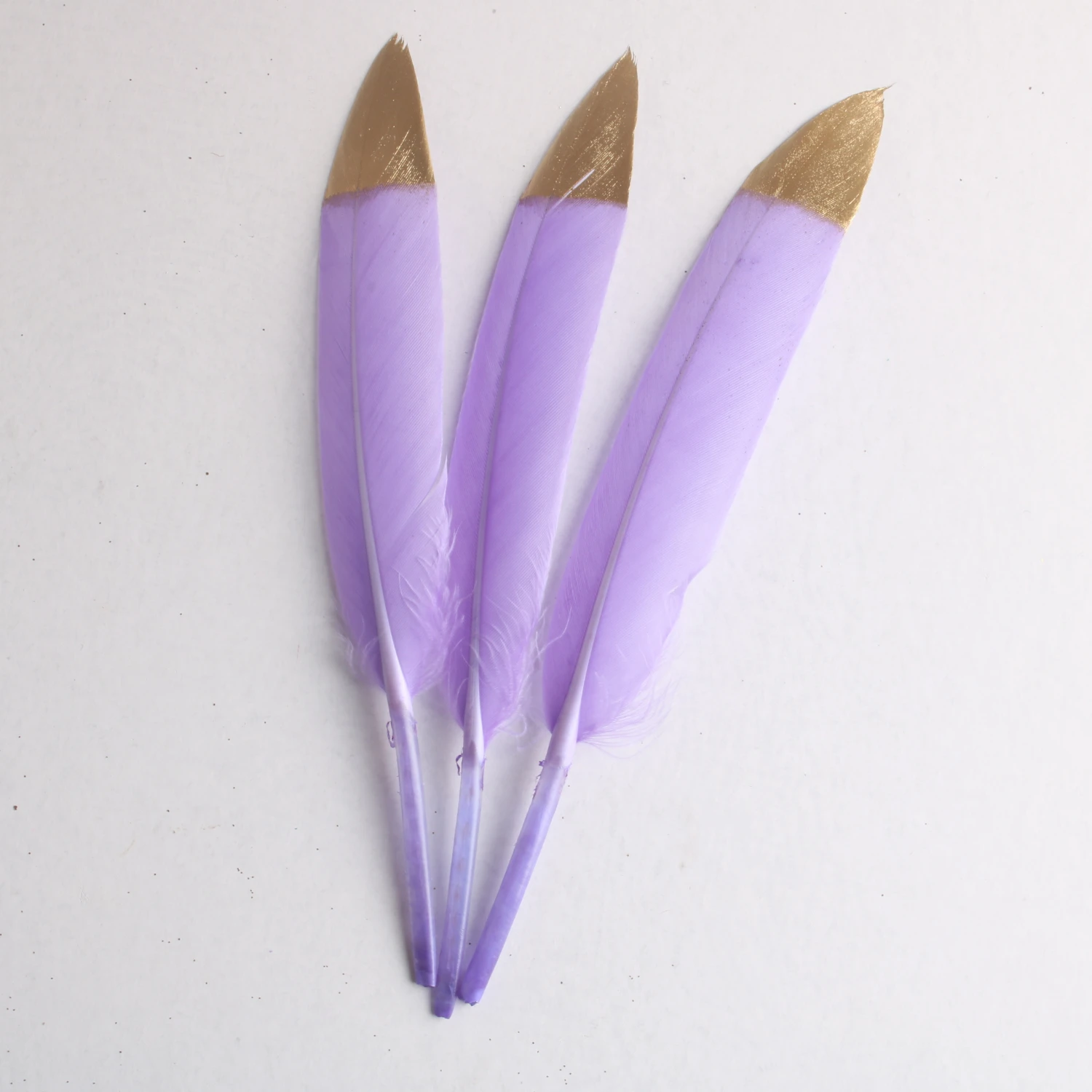 Оптовая продажа золотистого гусиного пера ручной работы 10 15 см/4 6 дюймов
