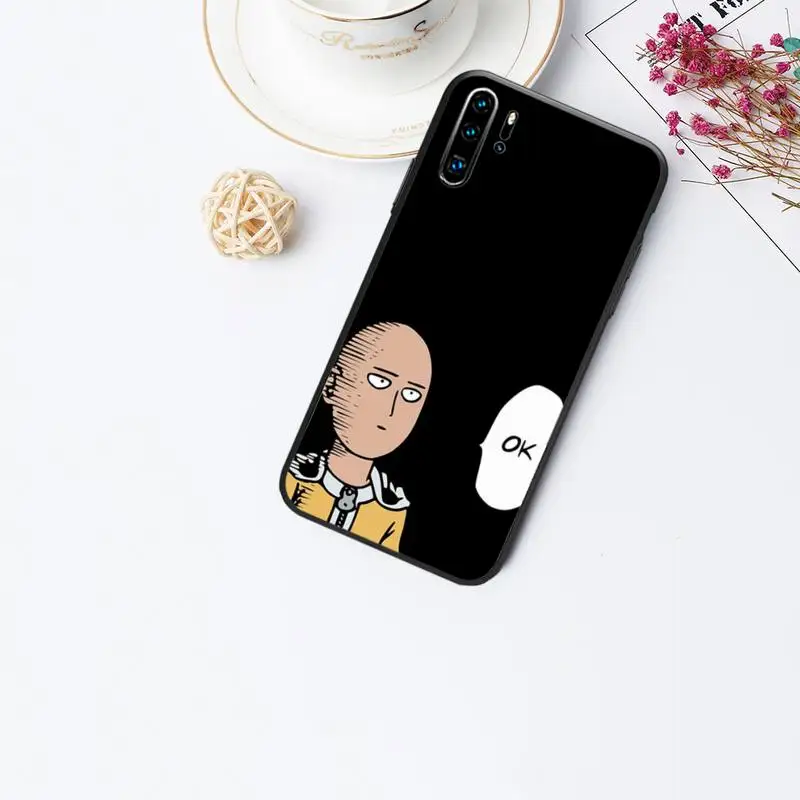 

One Punch Man Phone Case case for huawei p20 p30 p40 pro mate 10 20 30 pro lite p smart y7 2019 plus nova 3I cases cover