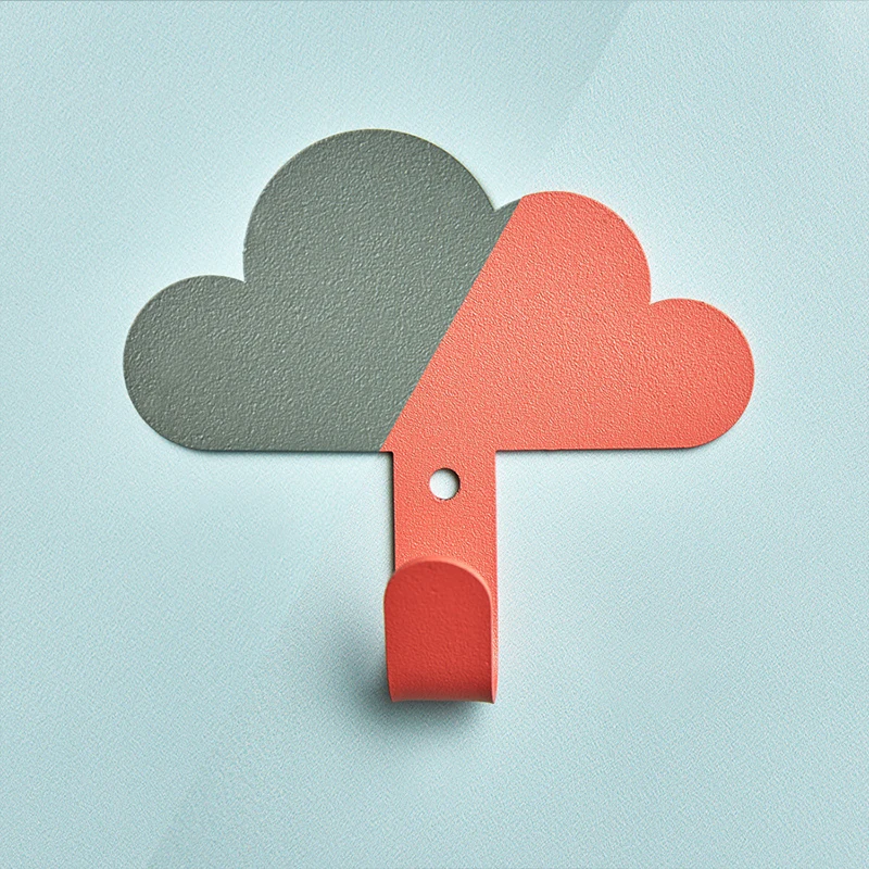 Полезные крючок облако Форма вешалка для одежды настенный стена детской комнаты