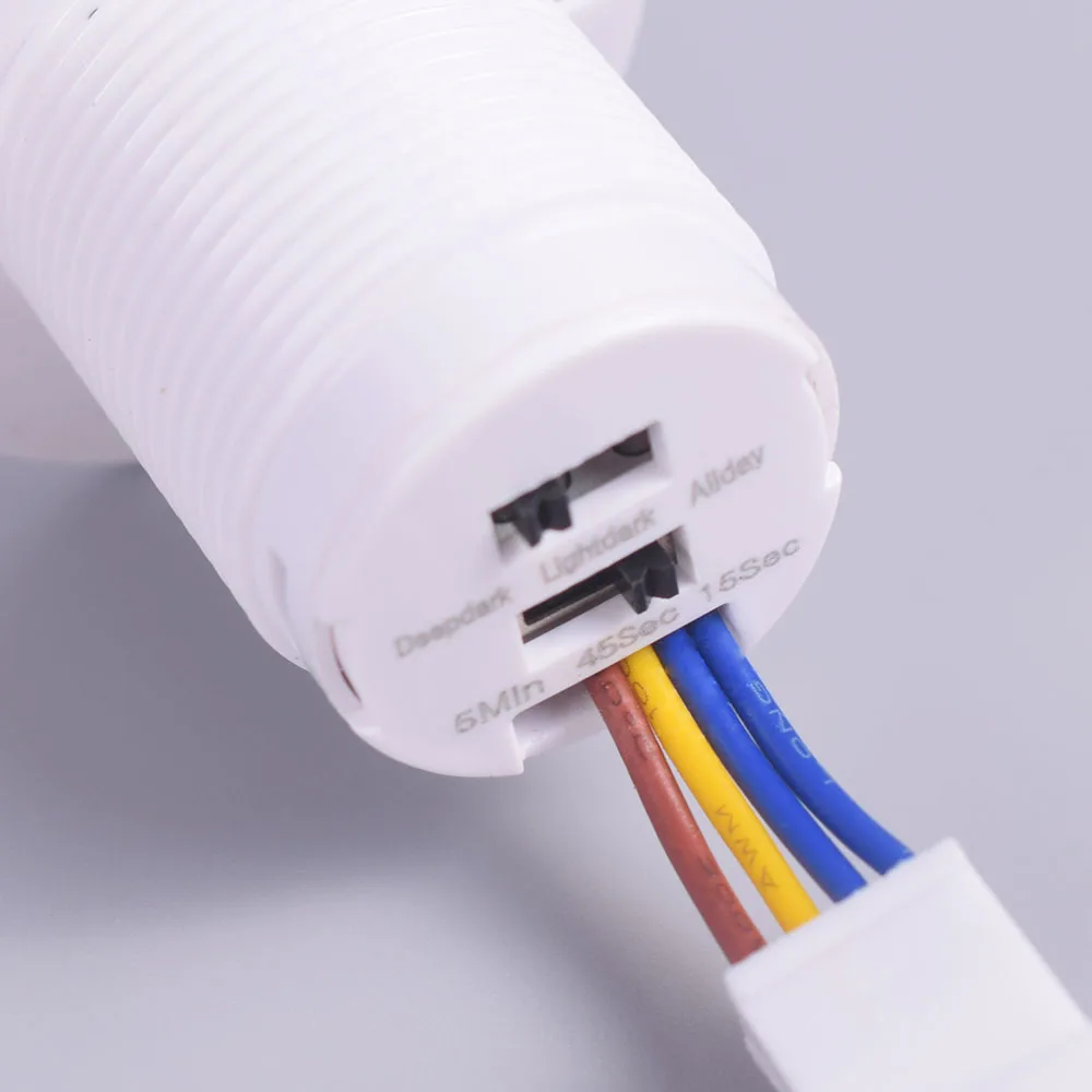 PIR Motion Sensor Auto Switch AC85-265V IR Infrared Detector Adjustable Time Delay and Darkness | Обустройство дома