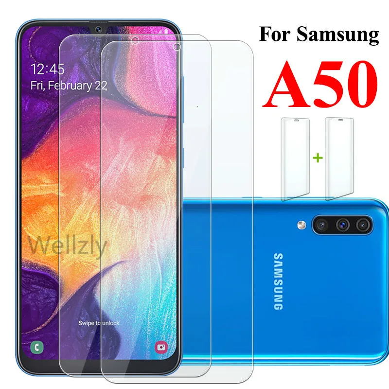 

2PCS Tempered GLass for Samsung Galaxy A50 Glass On For Samsung A 50 Armored Screen Protector for Galaxy a50 Protective film