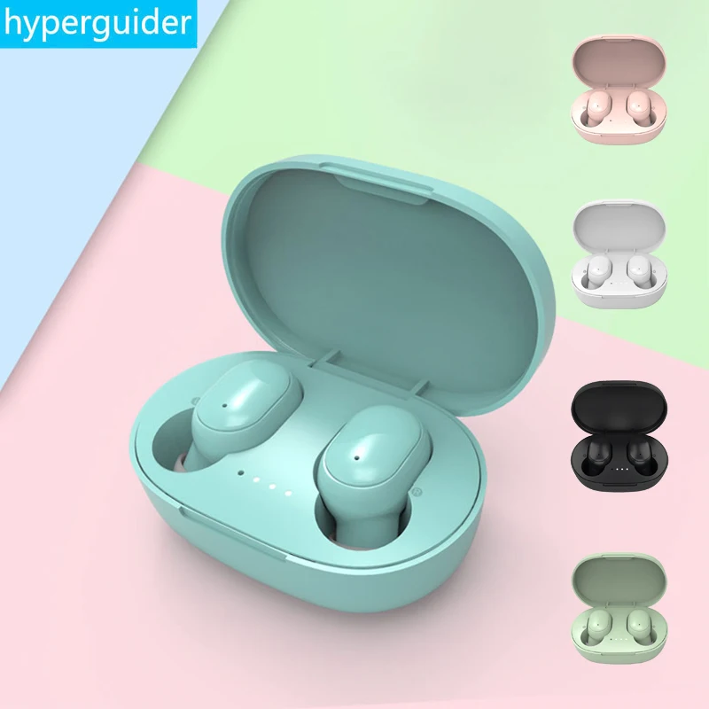 Hyperguider наушники TWS Bluetooth 5 0 Беспроводная гарнитура бинауральные вызова стерео Бас