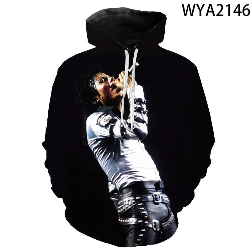

New Hoodies Michael Jackson Men Women Children 3D Printed Casual Sweatshirts Pullover Long Sleeve Boy Girl Kids Fashion Tops