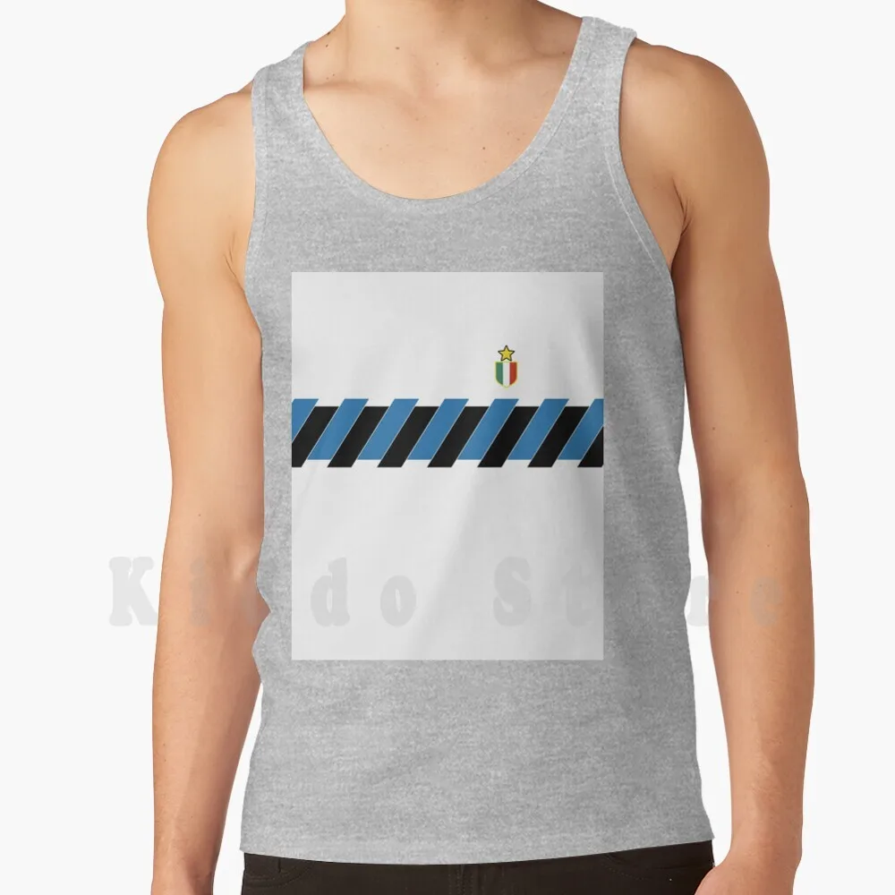 

Inter 88  Tank Tops Vest Sleeveless Inter 1990s Retro Football Football Geometric Retro Vintage European