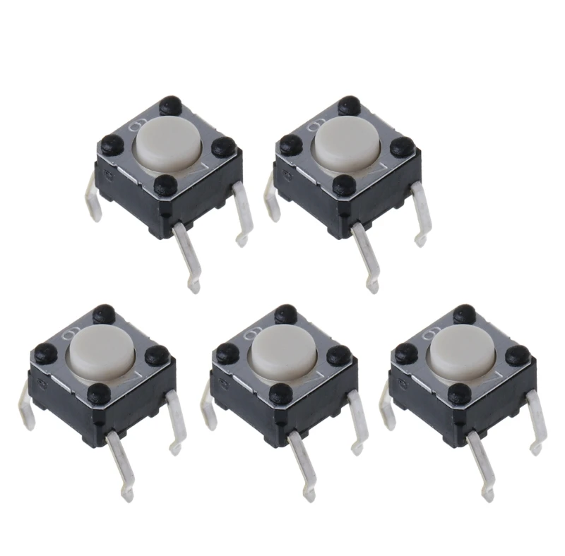 

5Pcs Mouse Micro Switch for logitech M185 M215 G300 G402 G602 M570 6x6x4.3mm