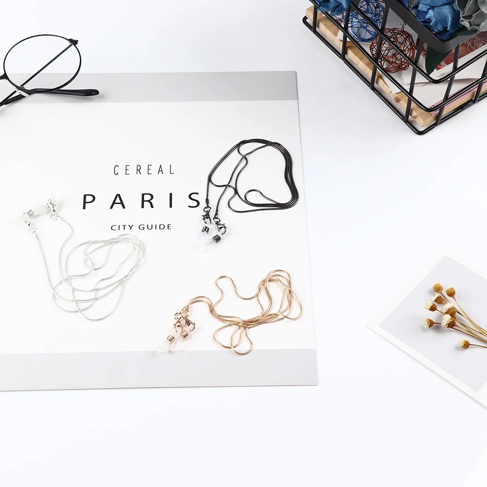 Модная медная цепочка для очков солнцезащитных чтения держатель ремешок шеи