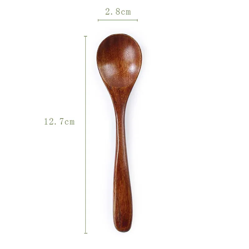Wooden Spoon Home Flatware Porridge Bowl Chinese Dinner Japanese Soup for Restaurant Kitchen Cooking Utensil Tool | Дом и сад