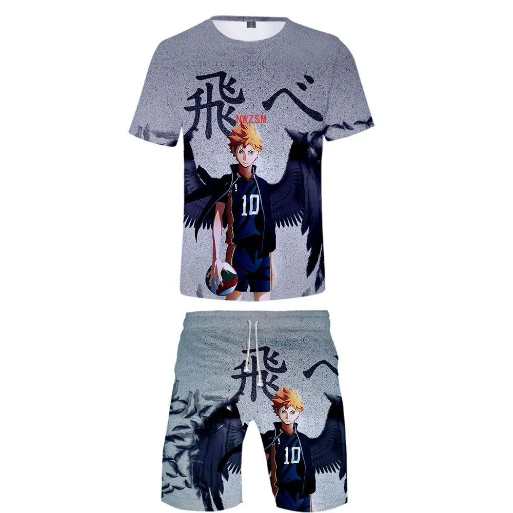 Аниме Haikyuu Cosplay Костюм Karasuno старшая школа волейбол клуб Hinata Shoyo Kageyama Tobio спортивная