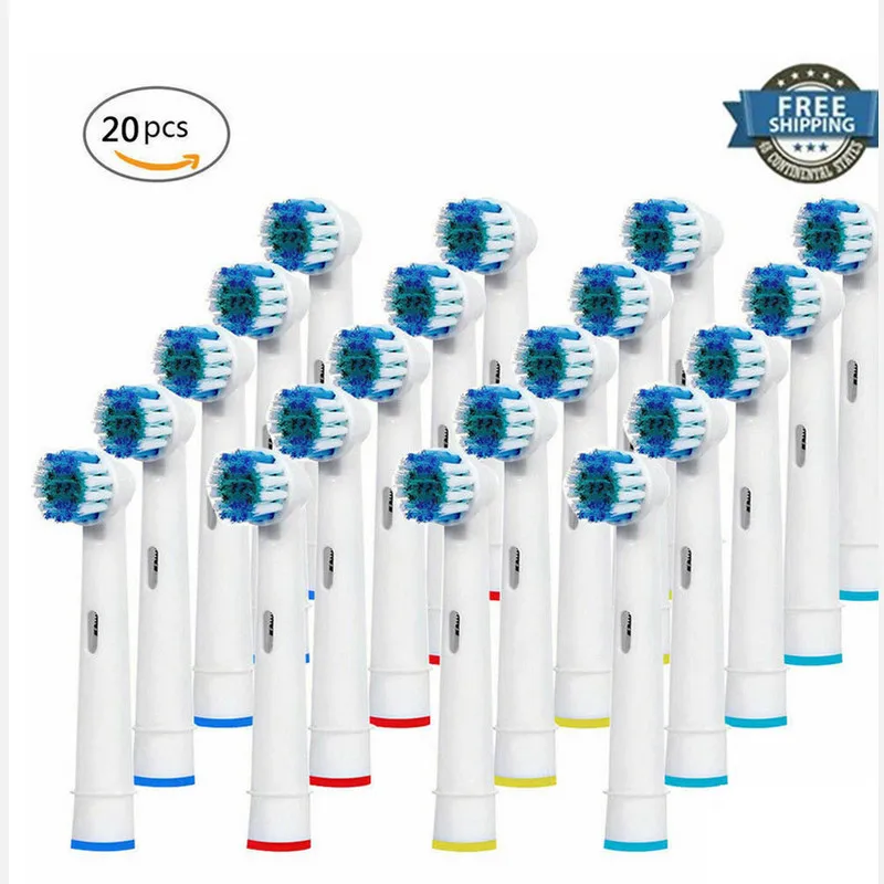 20 шт./4 шт. сменные насадки для зубной щетки электрическая щетка подходит моделей