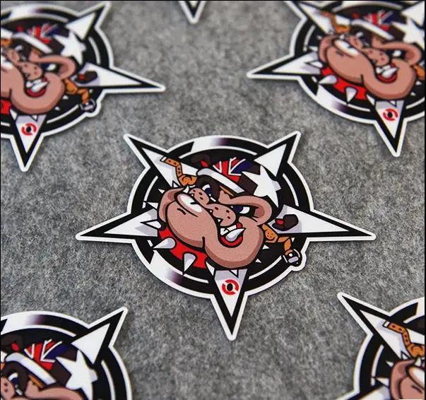 Наклейки для мотоциклов гонок Скотта Реддинга 45 Великобритания бульдог