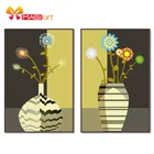 вышивка крестом наборы рукоделие наборы для рукоделия 11CT водорастворимые холщовые узоры 14CT Mordern стиль цветок painting-NCMF083