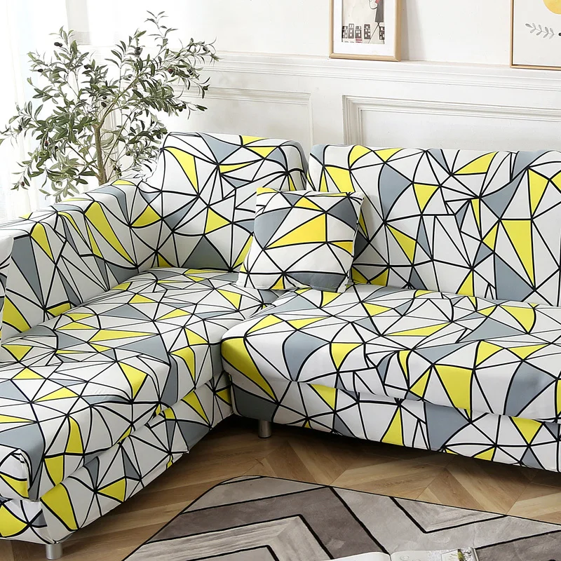 Детские штаны с геометрическим принтом чехол стрейч четыре сезона Диван