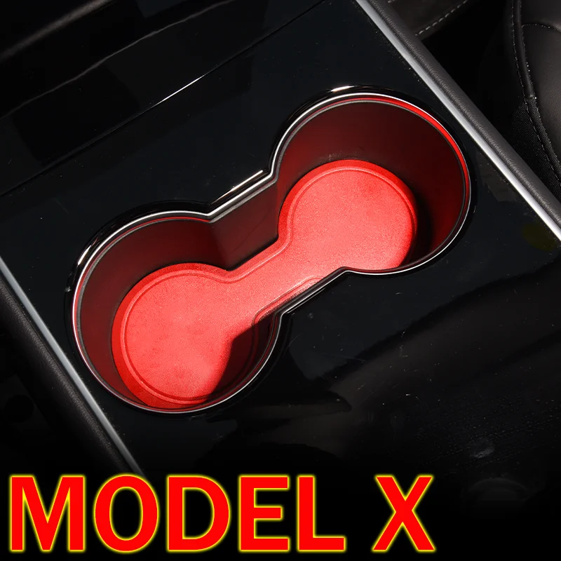 

Для Tesla 2020 2021 Model X кофейная подушка для хранения канавки защита подставки автомобильная подставка под чашку