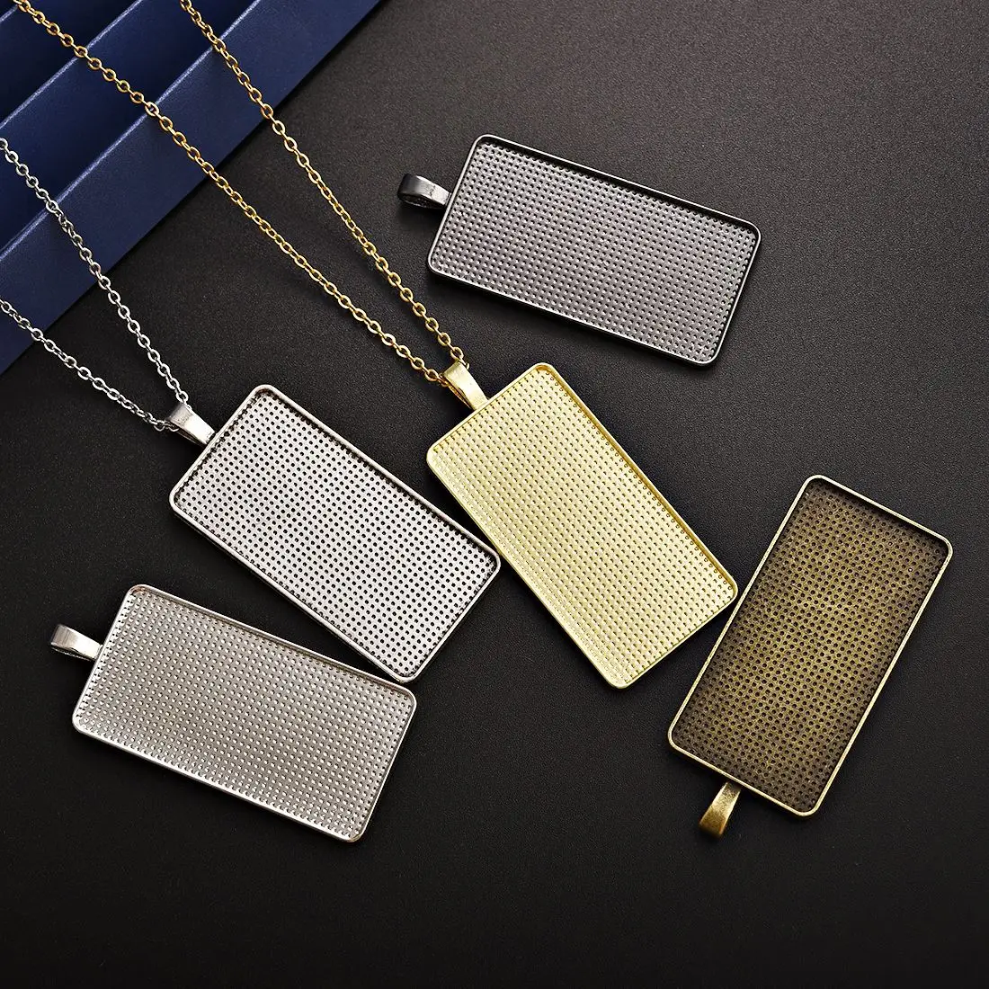 Настройки кабошона из сплава 5 шт./10 шт. пустая основа лоток для драгоценного