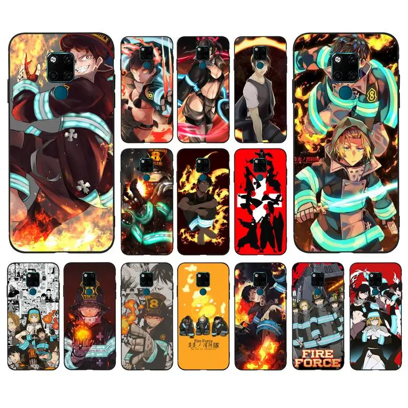 

MaiYaCa Anime Fire Force Phone Case for Huawei Mate 20 10 9 40 30 lite pro X Nova 2 3i 7se