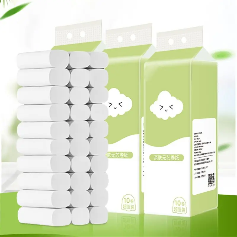 

12 Rolls Clouds Toilet Paper Ultra Soft Roll Paper Toilet Roll Tissue Roll 4Ply Hand Towels Paper Towels Tissue