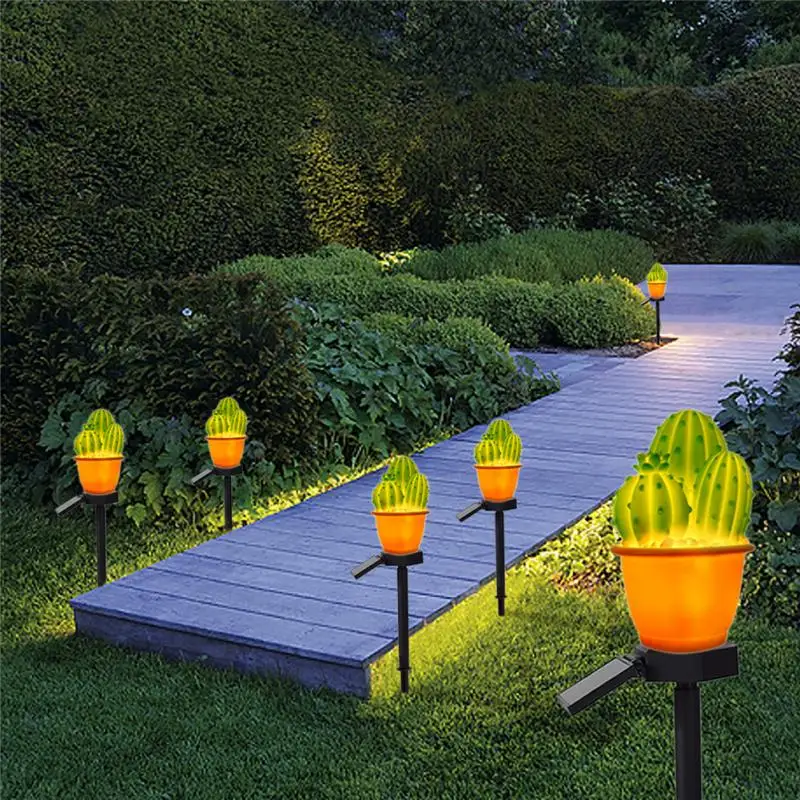 

LED Solar Lamps Fruit Pineapple Cactus Solar Powered Ground Plug-in Light For Outdoor Garden Courtyard Lawn Landscape Decoration