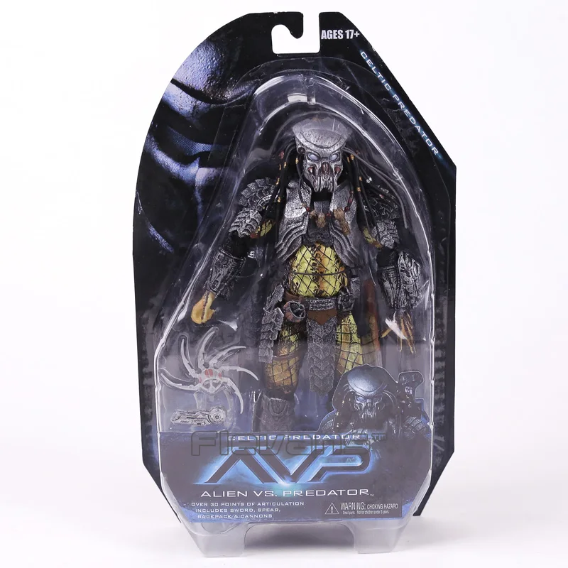 NECA AVP Чужой против Хищник Chopper кельтский шрам хищник ПВХ движущаяся фигурка