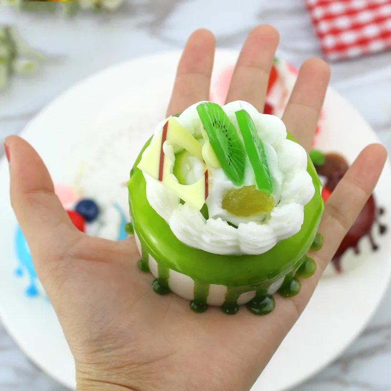 Искусственная кухня фруктовые торты десерт Поддельные Украшения пищи