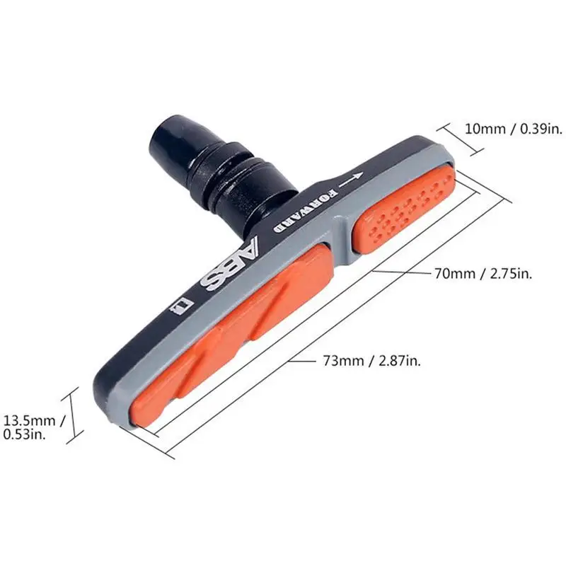 1 Pair of Practical Road Mountain Durable Bicycle Bike V Brake Pads Blocks Rubber for |
