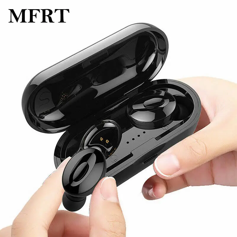 MFRT Мини Bluetooth 5 0 наушники Близнецы Беспроводная гарнитура спортивные стерео