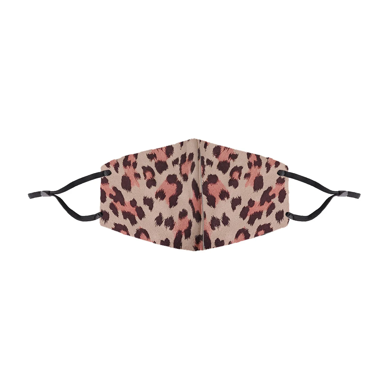 Маска Тканевая с леопардовым принтом для взрослых мужчин и женщин моющаяся