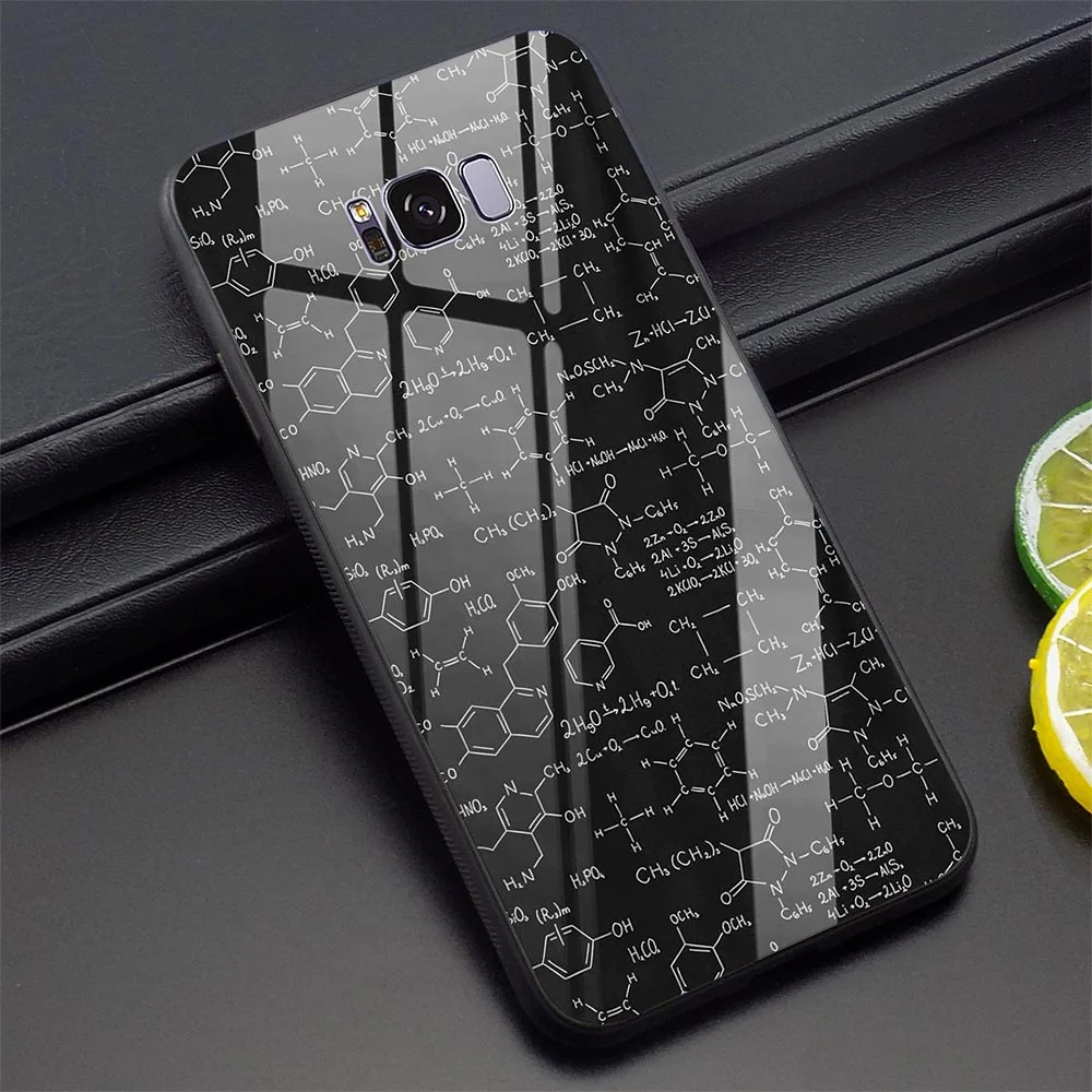 Phone Case For Galaxy S7 Circuit Board Tempered Glass Cover Note 8 9 Edge S8/S9 Plus S10 A10/20/30/40/50/60/70 M40 | Мобильные