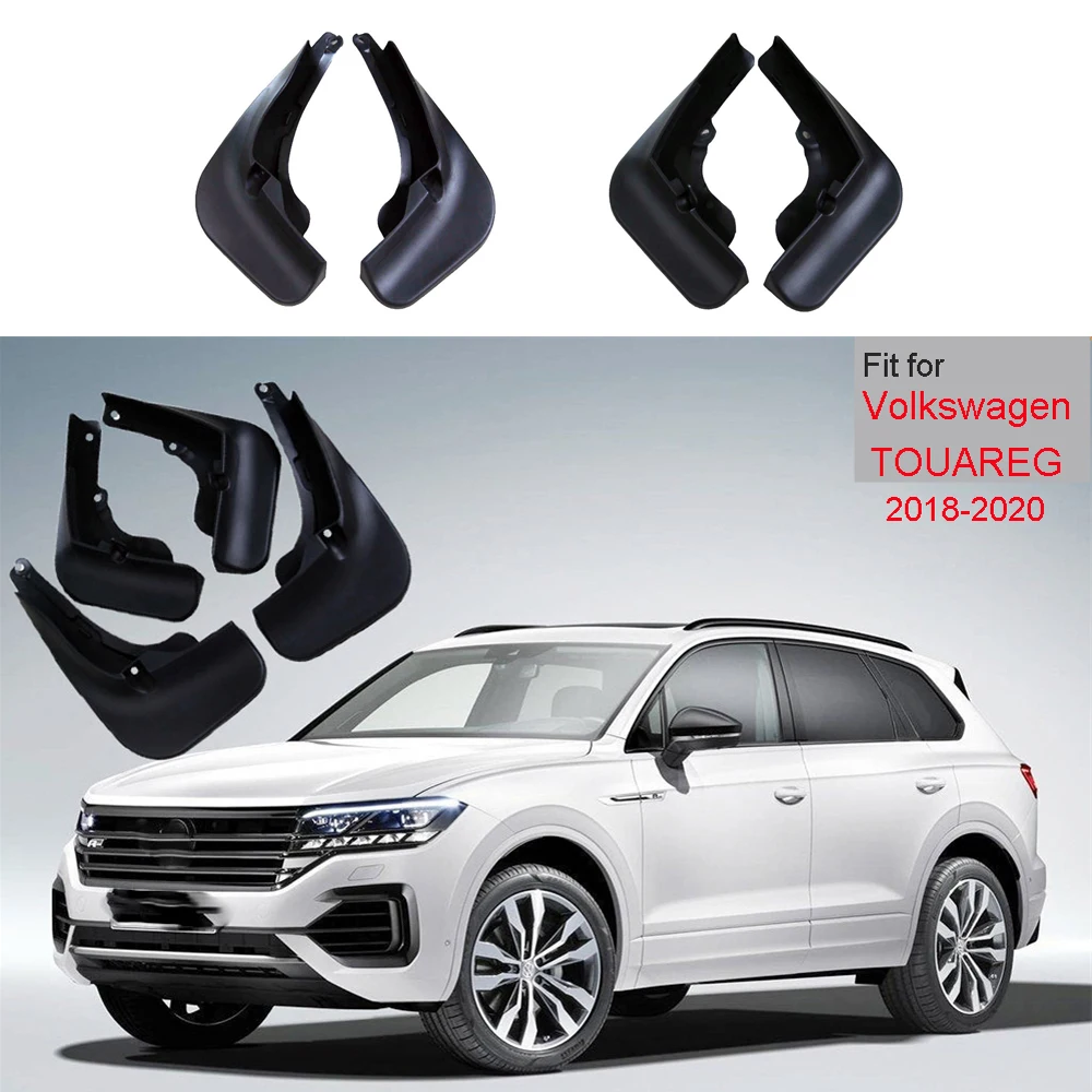 

Car Modified Mud Flaps for VW Touareg 2018-2020 Decorative Mudguards Sand-proof Vehicle Parts Accessories 1 Set for Sale