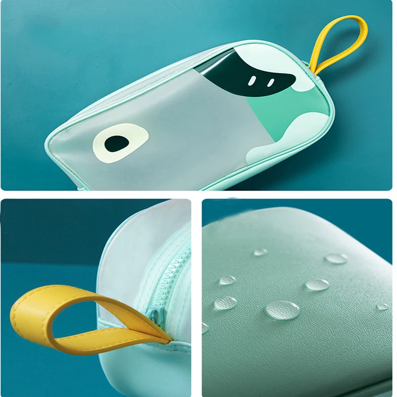 Новинка 2021 прозрачная дорожная женская косметичка на молнии прозрачный