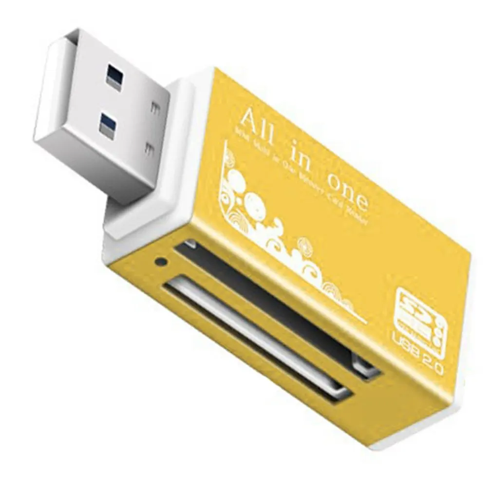 4 в 1 Micro USB 2 0 считыватель карт памяти usb адаптер для SD карты TF M2 MMC MS PRO DUO кардридер| |