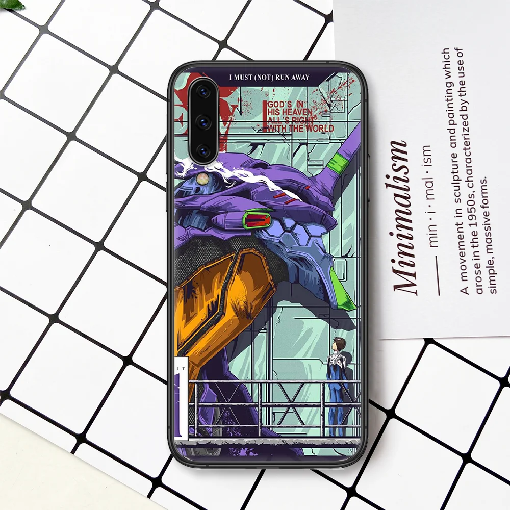 

Anime EVA Evangelion Phone Case For For SamSung Galaxy A M 5 8 10 20 30 31 40 50 51 70 71 80 S E Black black Back Trend Funda